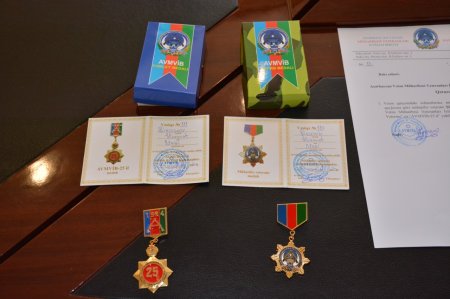 AVMVİB tərəfindən Şamaxı Rayon İcra Hakmiyyəti başçısının 1-ci müavini Hikmət Şikarov xatirə medalları ilə təltif olundu