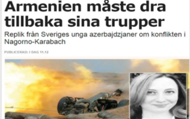Azərbaycan həqiqətləri İsveç mediasında