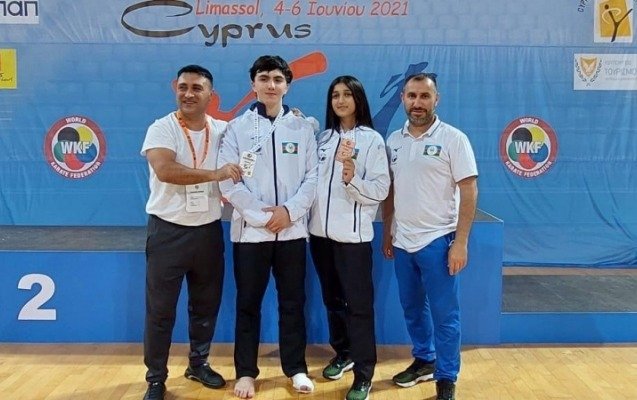 2 karateçimiz gənclərin Karate1 Liqa yarışında medal qazandı