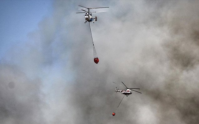 Türkiyədə yanğınları söndürmək üçün 51 helikopter cəlb olunub