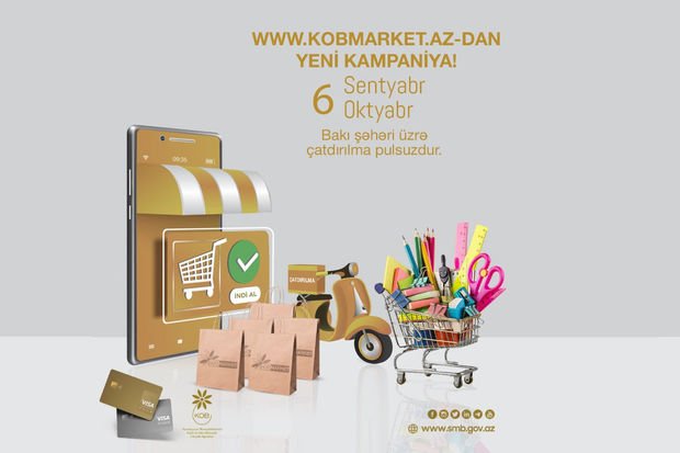 Kobmarket.az onlayn alış-veriş platforması tərəfindən yeni kampaniya