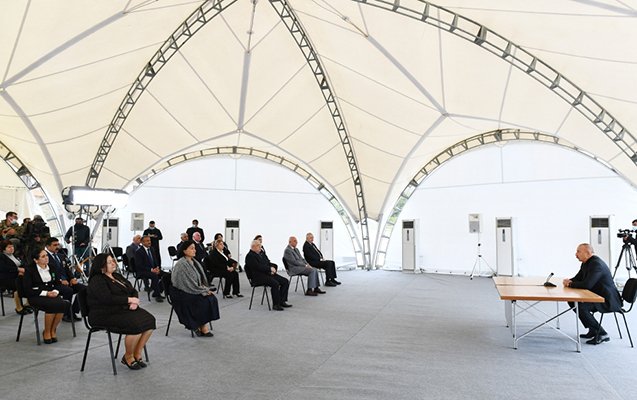 Prezident Xocavənddə ictimaiyyət nümayəndələri ilə görüşdü