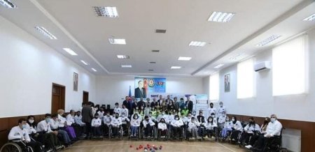 AVMVİB-nin Nəsimi rayon veteranları Əlil idmançılara dəstək oldular