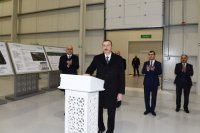 Prezident Sumqayıtda bir neçə müəssisənin açılışını etdi
