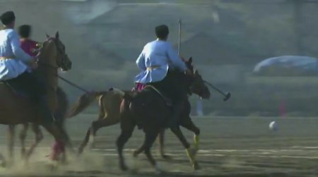 Chovqan, a traditional Karabakh horse-riding game in the Republic of Azerbaijan