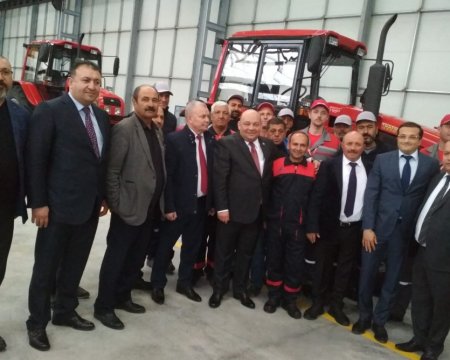 Gəncə Avtomobil Zavodunun Türkiyədə inşa etdiyi “Belarus” markalı traktor istehsalı zavodu istifadəyə verilib