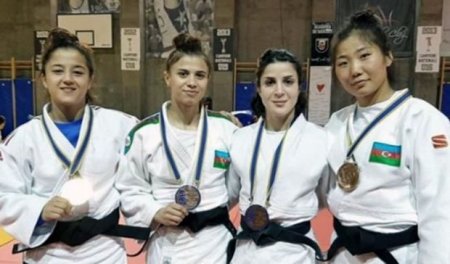Azərbaycan cüdoçuları Rumıniyada 1 qızıl, 3 bürünc medal qazanıblar