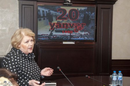 Nərimanov rayonunda 20 Yanvar faciəsinin ildönümü qeyd edilib - Fotolar