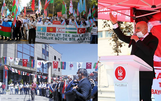 Türkiyədə Azərbaycana dəstək aksiyaları keçirilir
