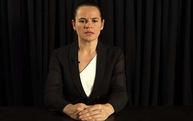 Tixanovskaya Aİ liderlərinə müraciət etdi - Video