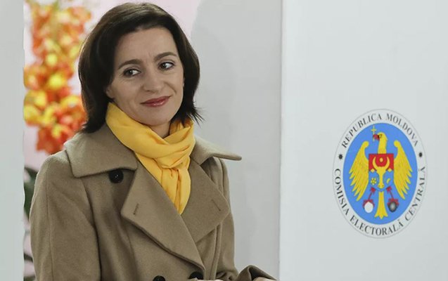 Mayya Sandu Moldovada prezident seçkilərində öndədir