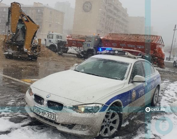Qarlı hava nəticəsində Bakıda baş verən qəzaların sayı AÇIQLANDI - RƏSMİ