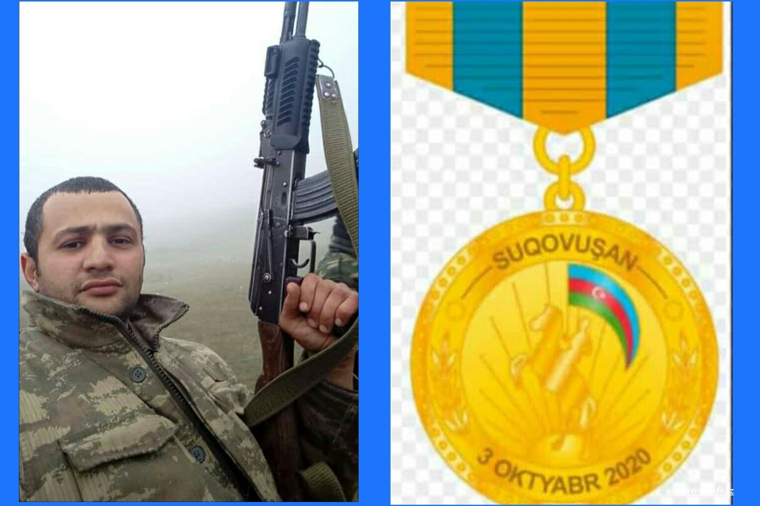 Babakişiyev Salman "Suqovuşanın azad olunmasına görə" medalı ilə təltif olundu