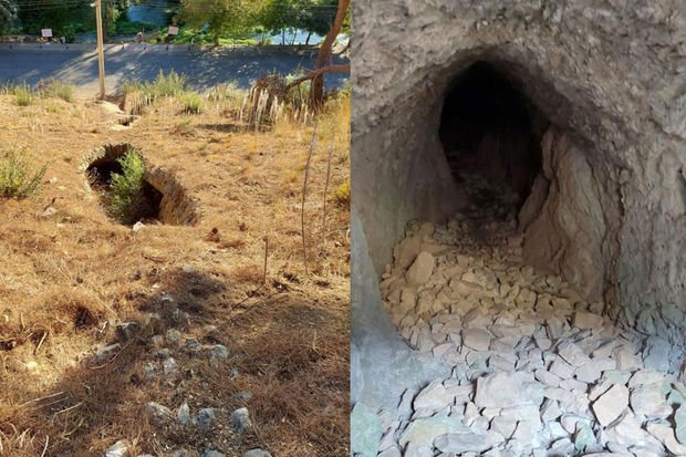 Türkiyədə orta əsrlərə aid tunel aşkar edilib - FOTO