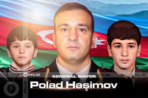 Milli Qəhrəman, şəhid general-mayor Polad Həşimovun doğum günüdür