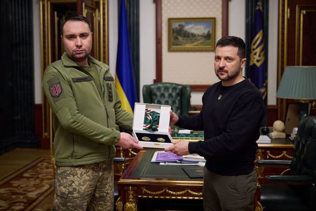 Zelenskiyə Dudayev ordeni təqdim olundu