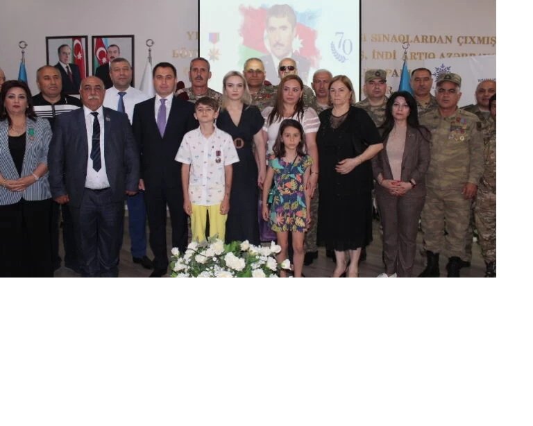 Şəhid Əlif Lətif oğlu Hacıyevin yubileyi qeyd olunub 