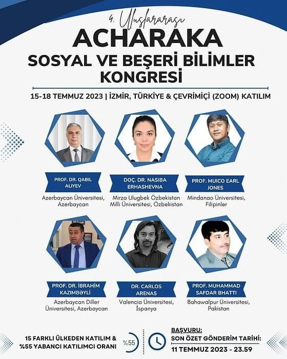 Acharaka konfransı 15-18 iyul 2023-cü il tarixlərində BZT Akademiyasının nəzdində Türkiyə, Azərbaycan, Portuqaliya, İspaniya, Hindistan, Pakistan, Özbəkistan, Mavrikiya, Rusiya və Filippinin iştirakı ilə keçirilmişdir. 