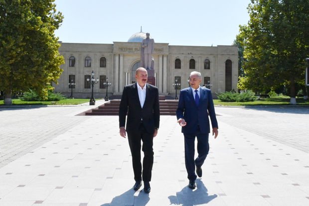 Prezident İlham Əliyev Samux rayonuna səfər edib