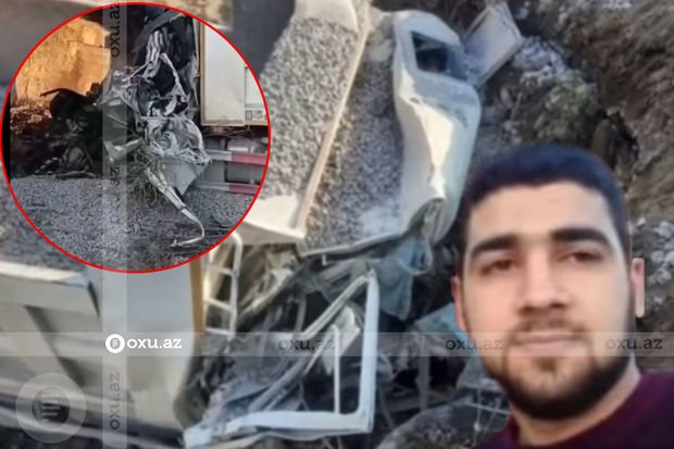 Zəngilandakı dəhşətli qəzanın kadrları yayıldı: 24 yaşlı sürücü hadisə yerində həlak olub