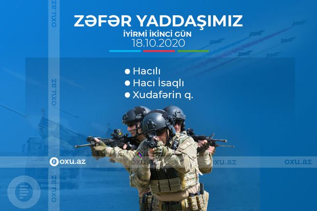 Cəbrayılın üç məntəqəsinin və Xudafərin körpüsünün işğaldan azad edilməsindən üç il keçir