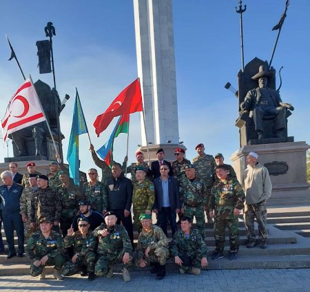 Turan-Türk Dövlətləri Veteranlar Birliyi Qazaxstanda səfərdə