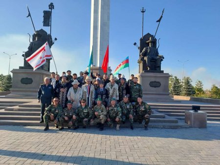 Turan-Türk Dövlətləri Veteranlar Birliyi Qazaxstanda səfərdə