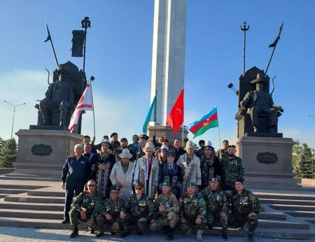 Turan-Türk Dövlətləri Veteranlar Birliyi Qazaxstanda səfərdə