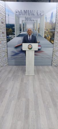 "Qanun və İcra” proqramı tanınmış hüquqşünas Əkbər Yusifoğlunun təqdimatında - FOTOVİDEO