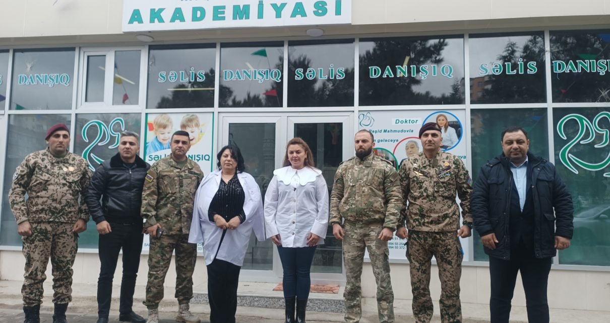 Səlis Danışıq Nitq Və Psixalogiya Akademiyasının Sumqayıt Filialında Bir Neçə Nəfər Qarabağ Qazisi Ilə Görüş Keçirilib