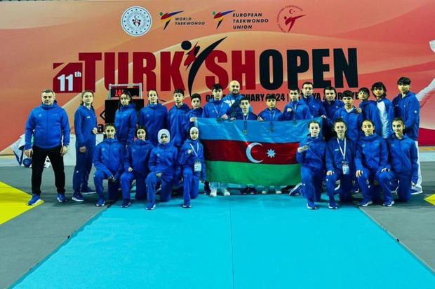 İki qızıl, üç gümüş, bir bürünc: Taekvondoçularımızdan Türkiyədə möhtəşəm uğur