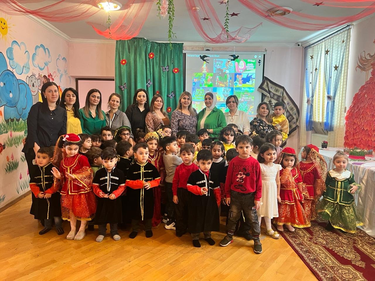 56 saylı körpələr evi uşaq baxçasında Novruz bayramı qeyd olunub