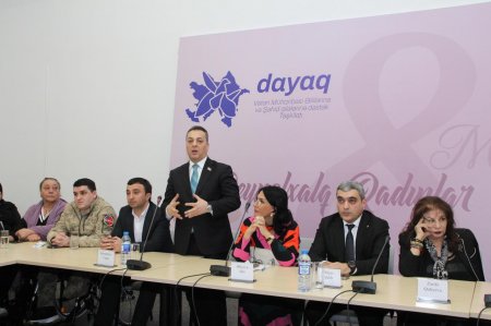 "Dayaq" Təşkilatı, "Modern İnkişaf və Ailə" İctimai Birliyi ilə birgə tədbir keçirdi