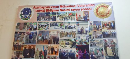 26 iyun Silahlı Qüvvələr günü Vətən Müharibəsi Veteranları İctimai Birliyinin Nəsimi rayon şöbəsində təntənəli şəkildə Qeyd edilib...
