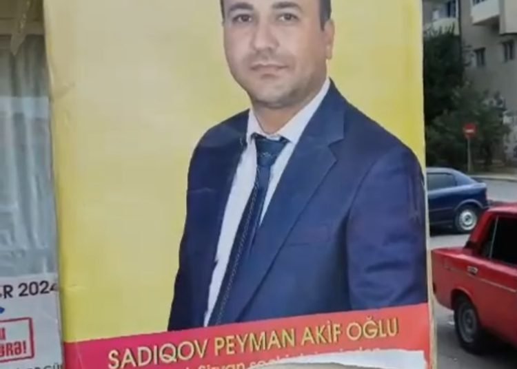 Heydər Əsədov rəqibindən ehtiyat edir? –Peyman Sadıqovun plakatları lövhələrdən qoparılır