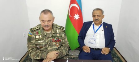 Nəsimi rayonu veteranları Milli Məclisə namizəd Ələsgər Vəliyevlə görüşdülər