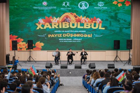 Anım Gününə həsr olunmuş şəhid və qazi övladları üçün “Xarıbülbül” payız düşərgəsi yekunlaşıb