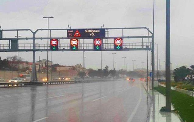 Hava Limanı yolunda sürət həddi endirildi 