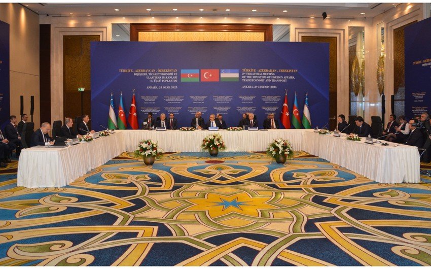 Ankarada Azərbaycan, Türkiyə və Özbəkistan nazirlərinin üçtərəfli görüşü oldu (YENİLƏNİB) 