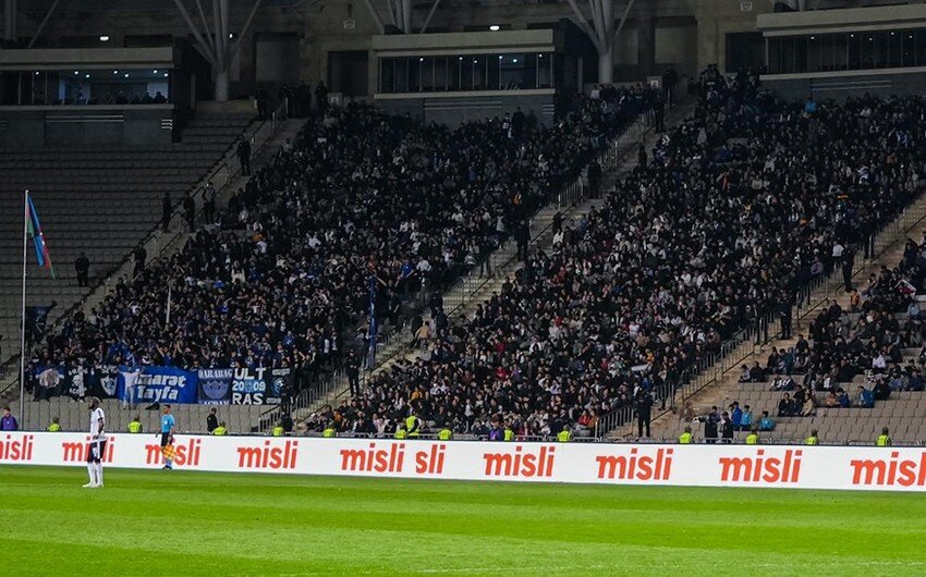 "Qarabağ" - "Neftçi" oyununda azarkeş rekordu