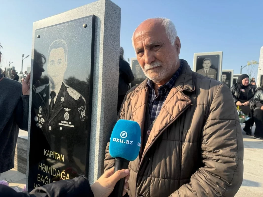Şəhid kapitan Həmidağa Hüseynzadənin atası: "Oğlumun da bu Qələbədə payı olduğu üçün qürur duyuram"