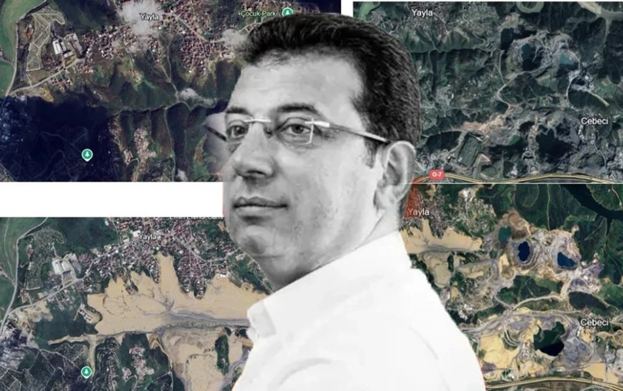 İmamoğlu meşədə niyə qazıntı aparırmış? - Peyk görüntüləri yayıldı