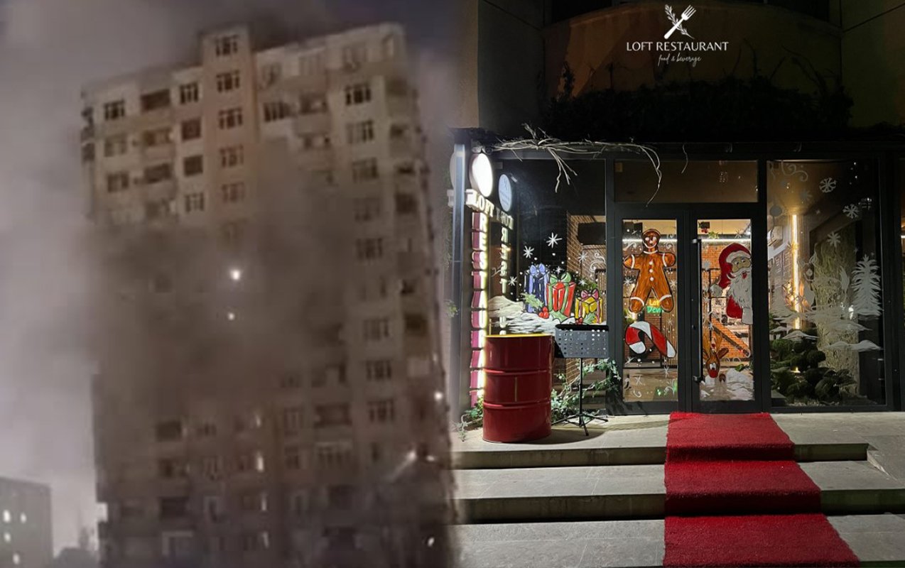 Yanğın anından video paylaşdı - Bu restoranı ittiham etdi