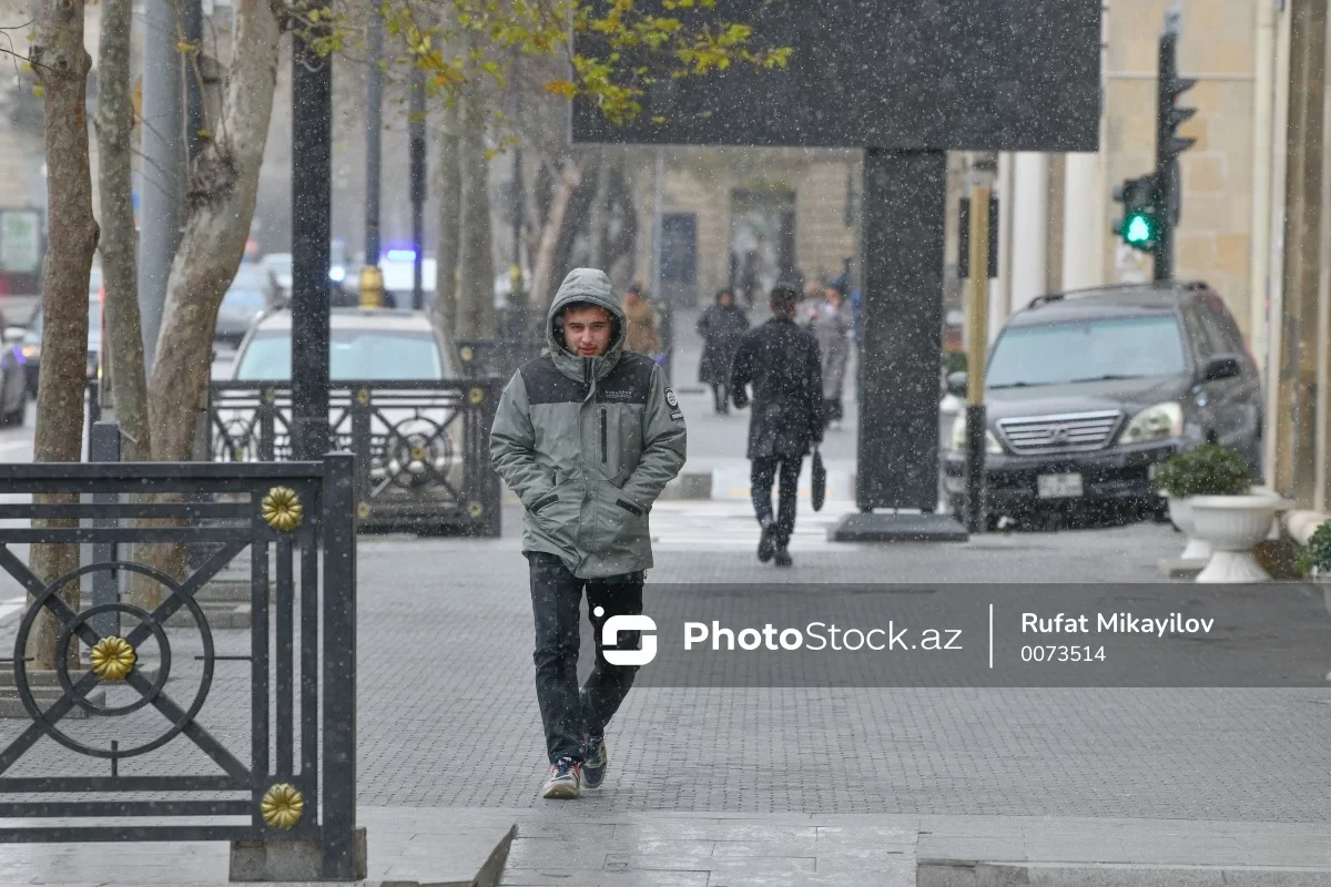 Sabah Bakıya sulu qar yağacaq - XƏBƏRDARLIQ