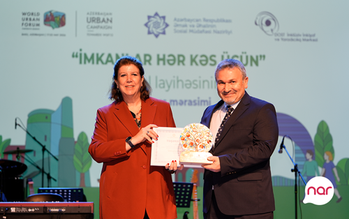 “Nar” “İmkanlar hər kəs üçün” layihəsinin bağlanış mərasimində iştirak etdi