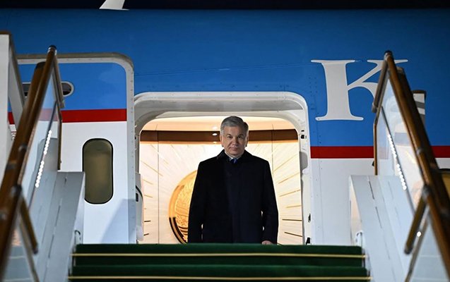 Mirziyoyev Bakı səfərindən paylaşım etdi