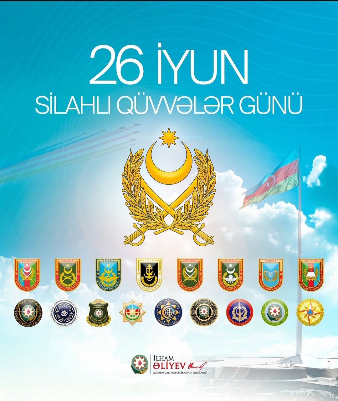 Zaur Muradov: “26 İyun – Azərbaycan Respublikasının Silahlı Qüvvələri Günü xalqımızın qürur və şərəf bayramıdır”