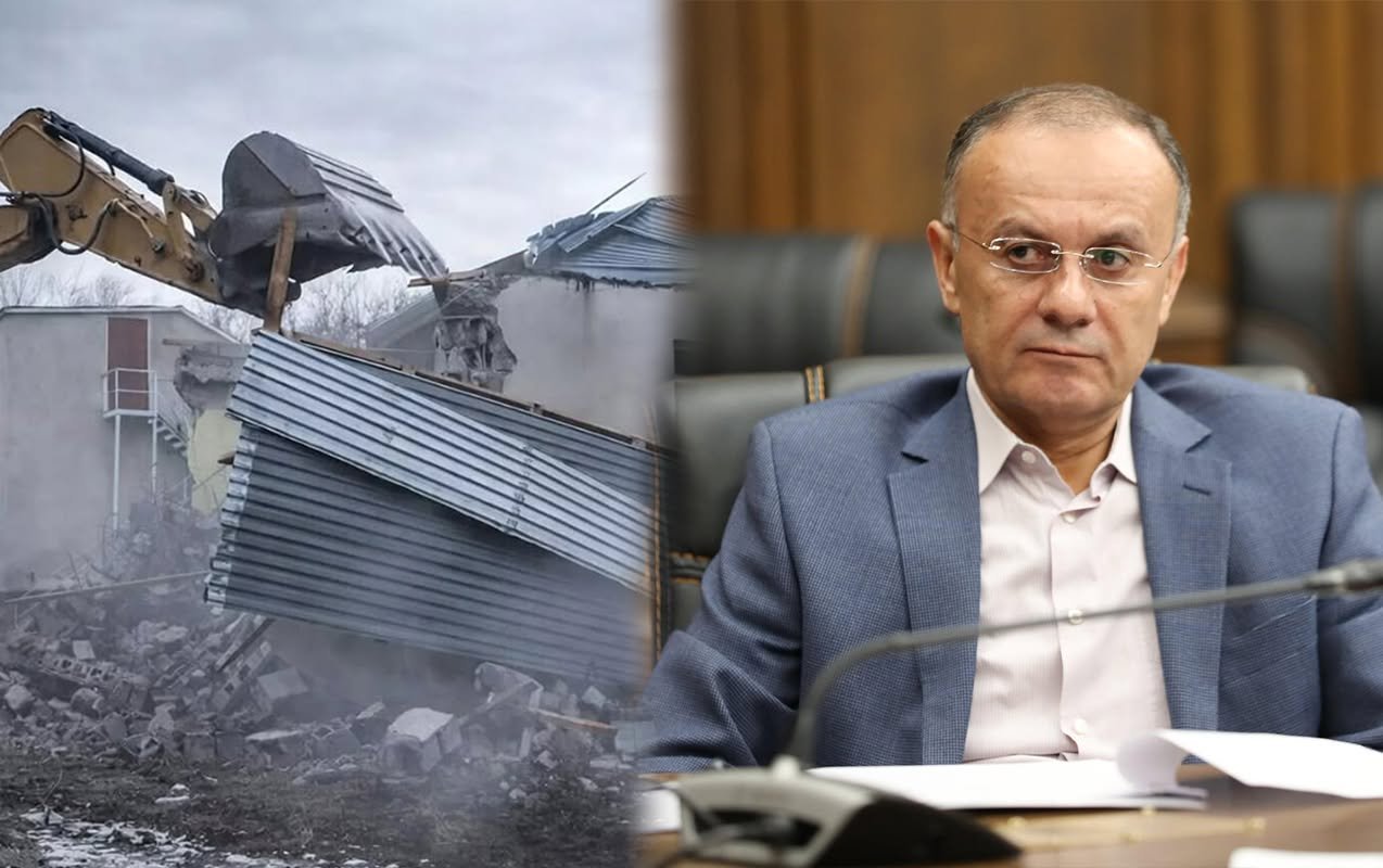 Seyran Ohanyan və digərlərinin Göyçə sahilindəki əmlakları sökülüb