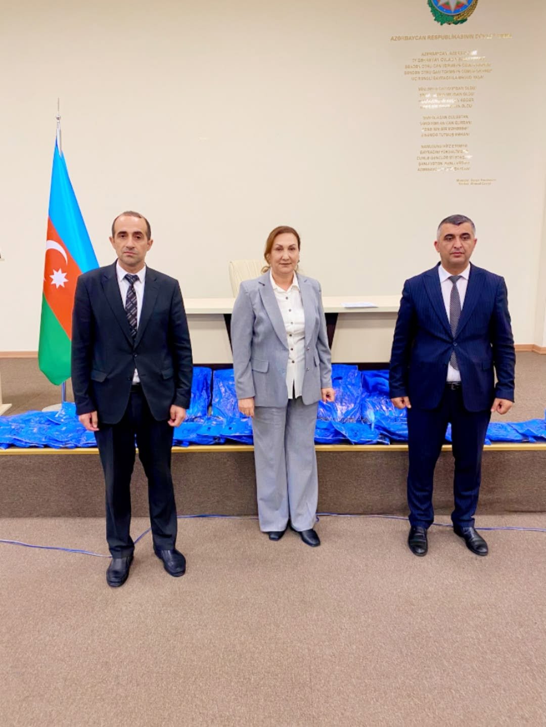 QHT sədri İmişli rayonunda 70 aztəminatlı  ailənin uşaqlarına məktəb geyimləri və ləvazimatlarə təqdim edib